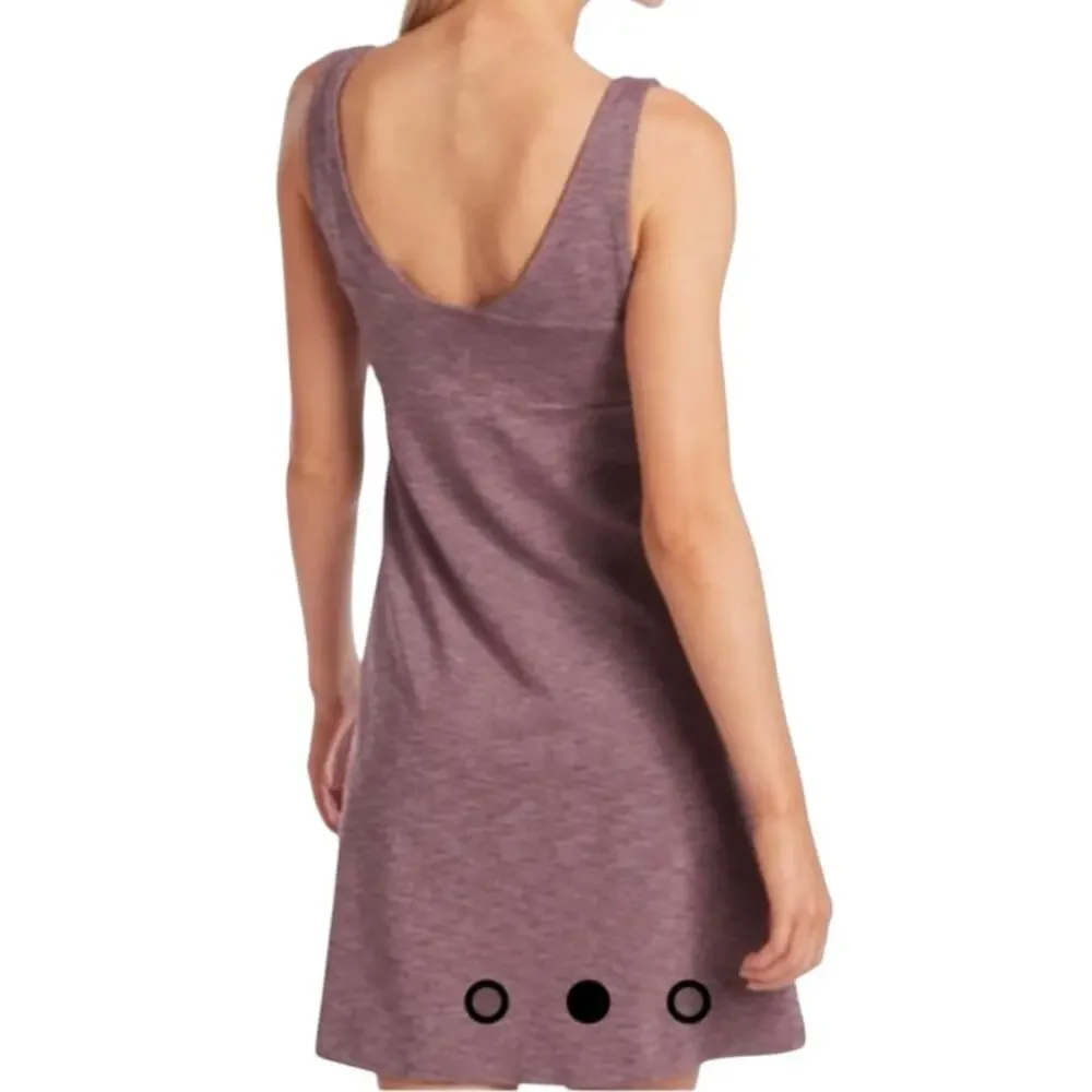 Kuhl Barberry Purple Marled Harmony Active Tank Dress